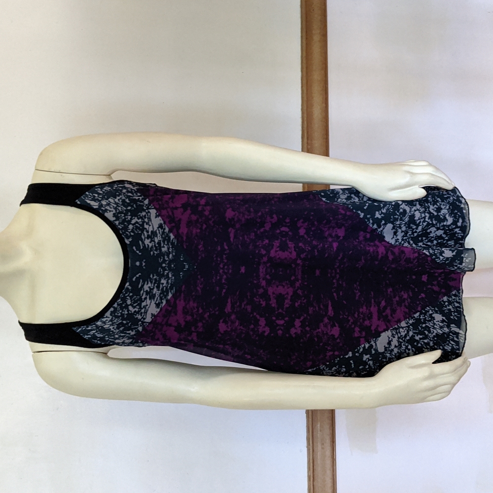 CAbi Heart 2 Layer Mesh Tunic Dress XSmall